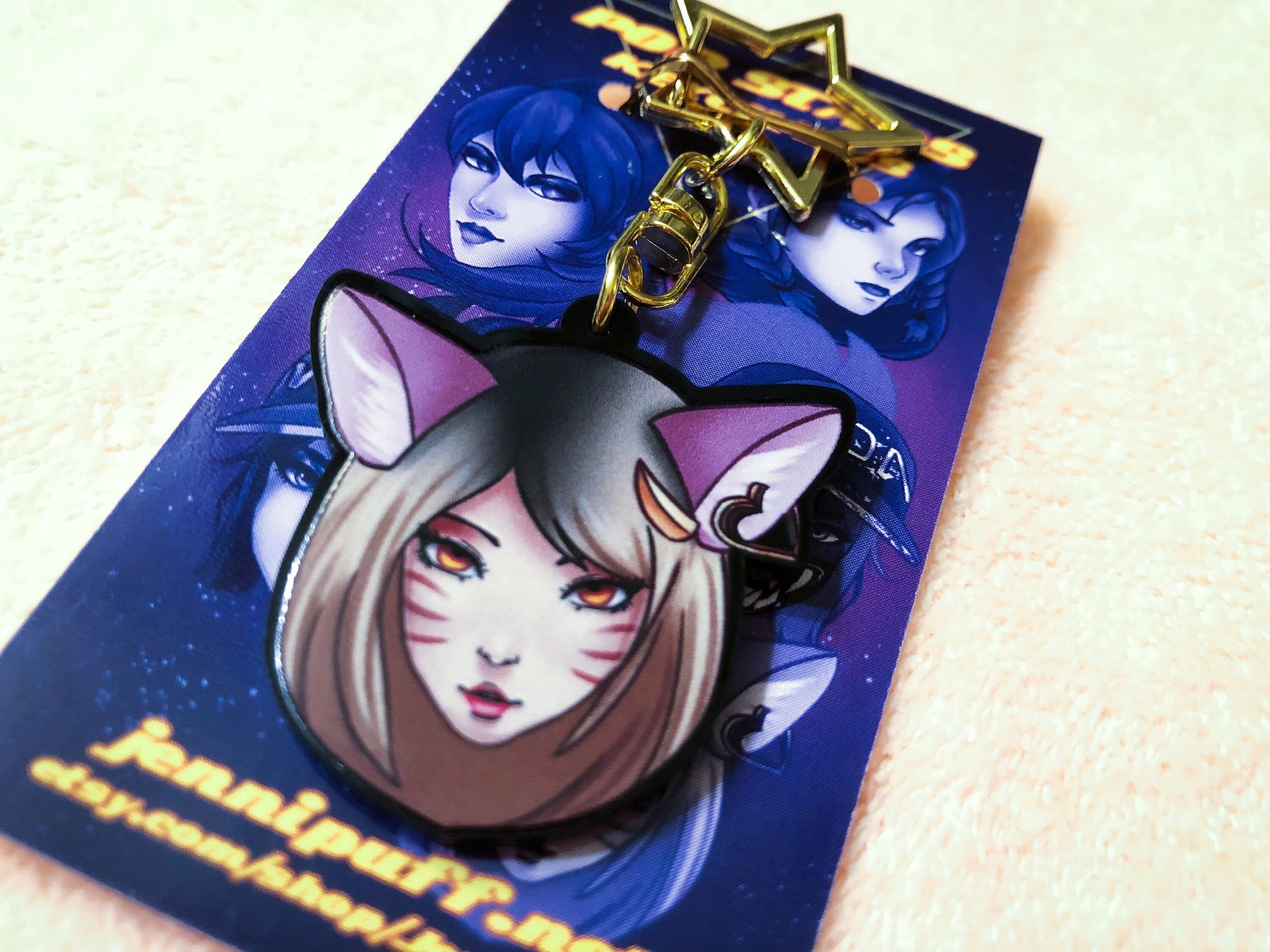 Ahri KDA Keychain