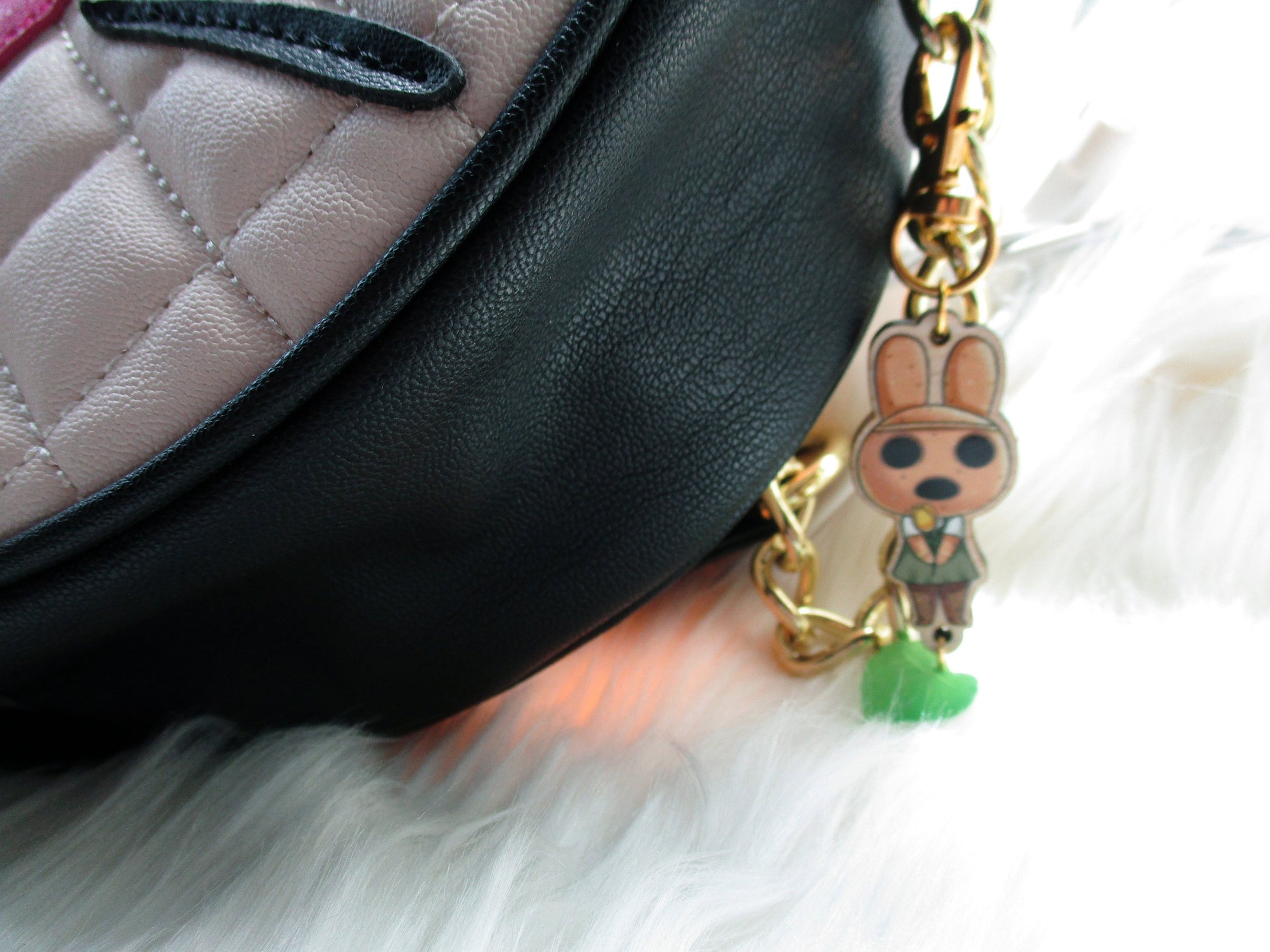 Animal Crossing Wooden Keychain - Coco - JennGuine