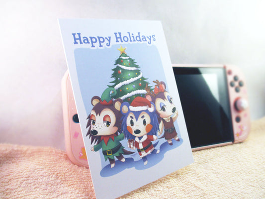 4x6in Animal Crossing Greeting Card - Able Sisters (MISPRINT) - JennGuine