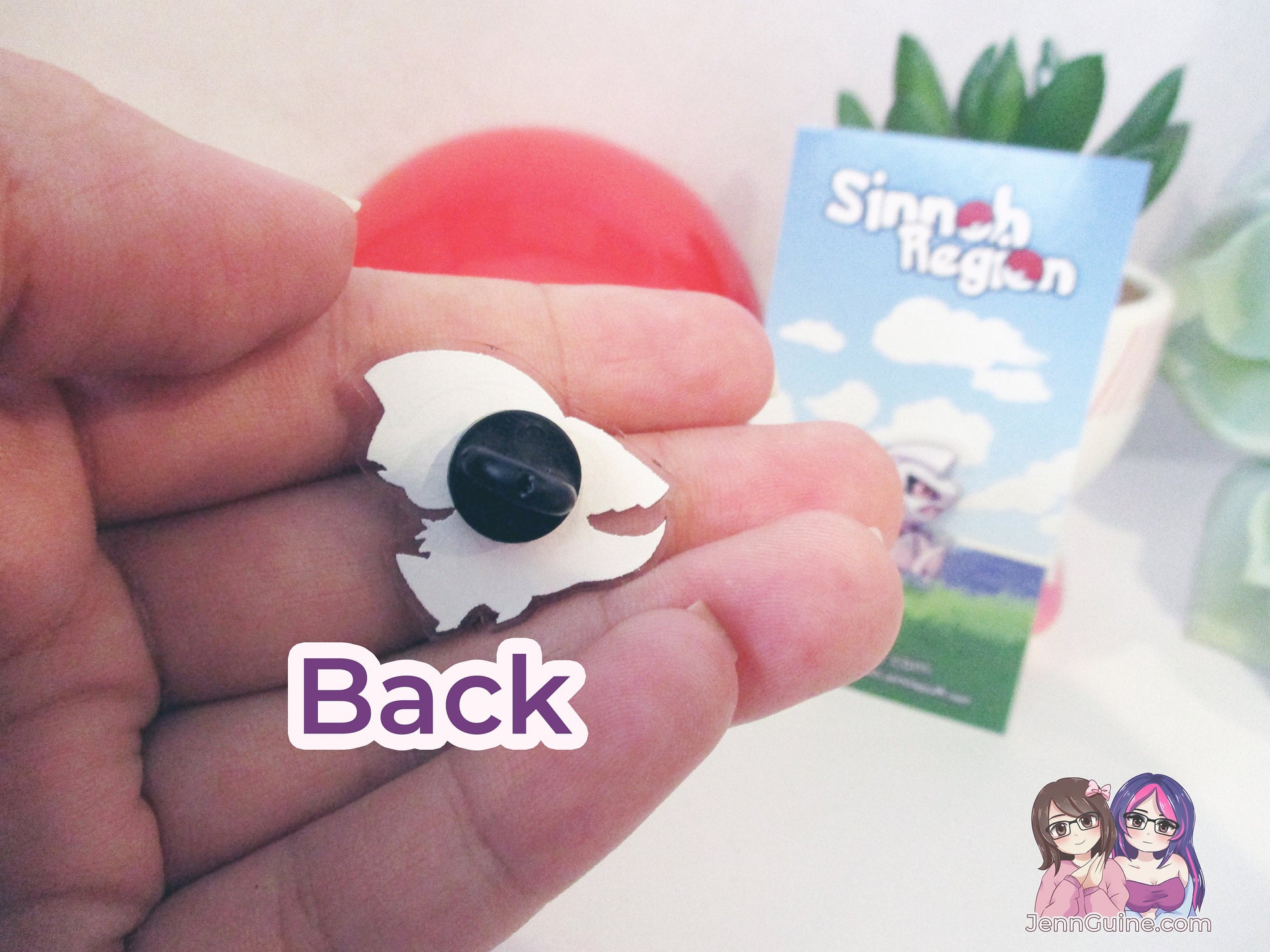 Acrylic Kawaii Chibi Pin - Chibi Palkia Sinnoh Legendary PKMN Brilliant Diamond Shining Pearl