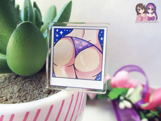 Polaroid Hot Bods - Booty - Acrylic Pin