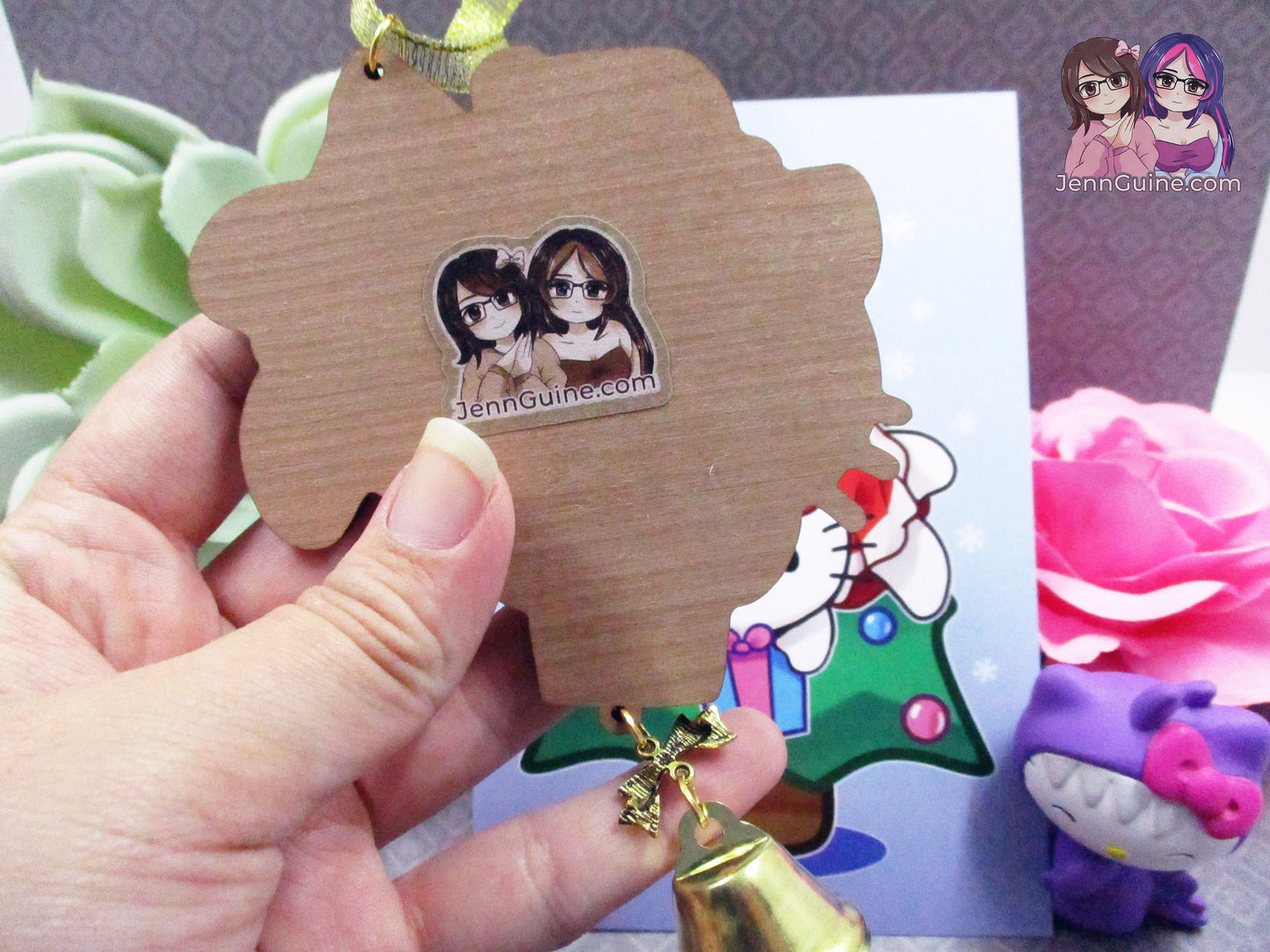 Sanriocore Hello Kitty Christmas Ornament (read description) | Comes with a 4x6in Print of the Artwork | No planned restocks