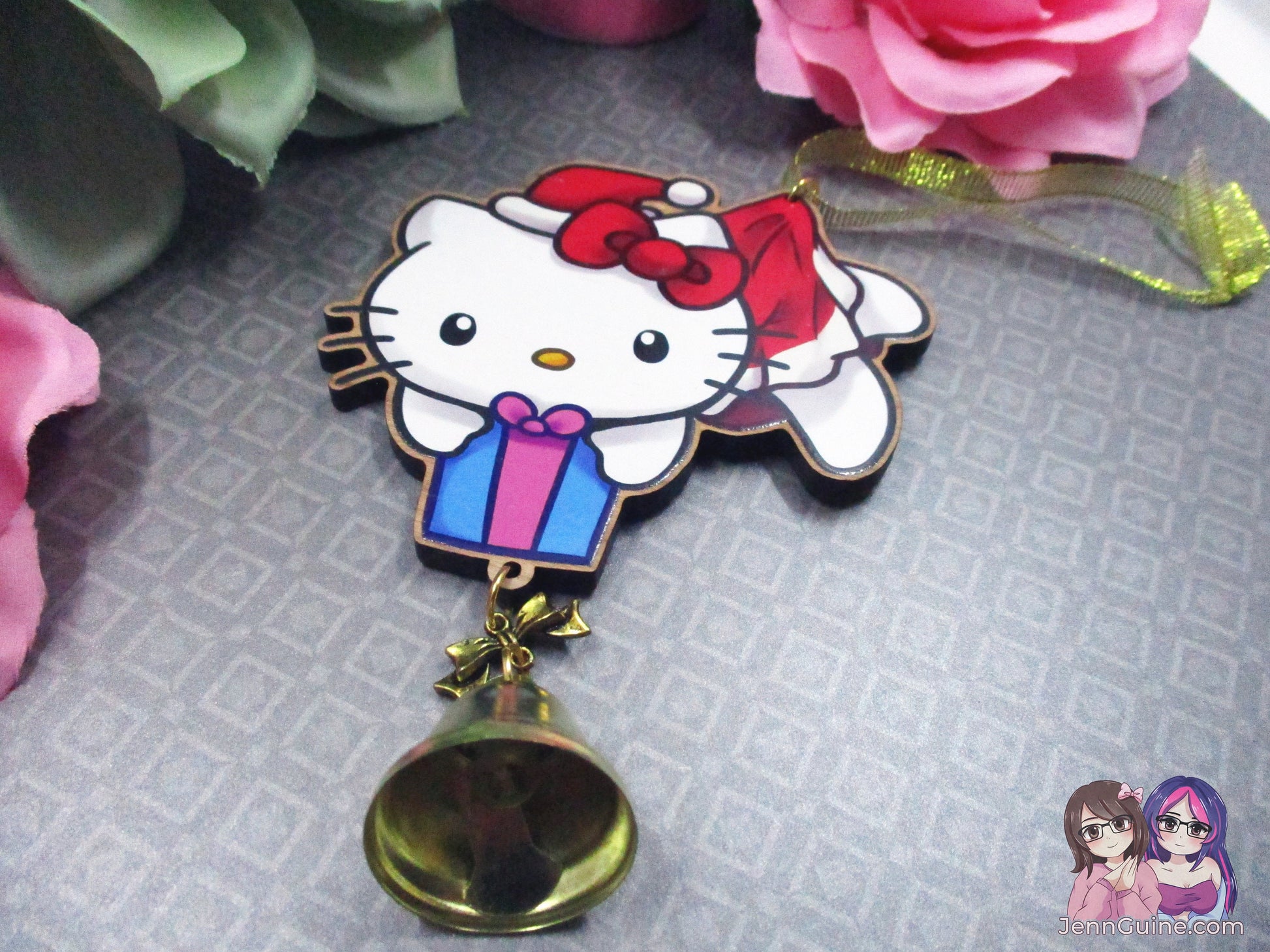 Sanriocore Hello Kitty Christmas Ornament (read description) | Comes with a 4x6in Print of the Artwork | No planned restocks