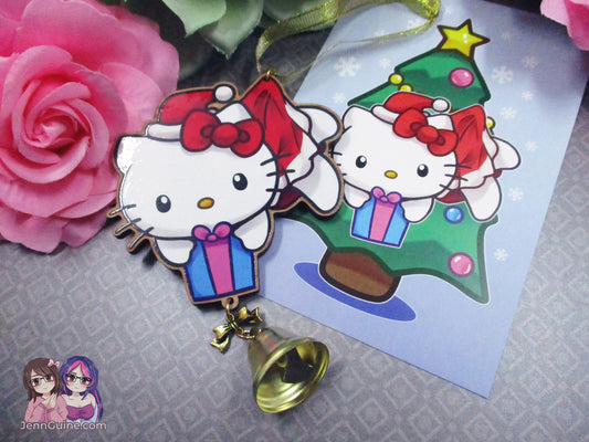 Sanriocore Hello Kitty Christmas Ornament (read description) | Comes with a 4x6in Print of the Artwork | No planned restocks