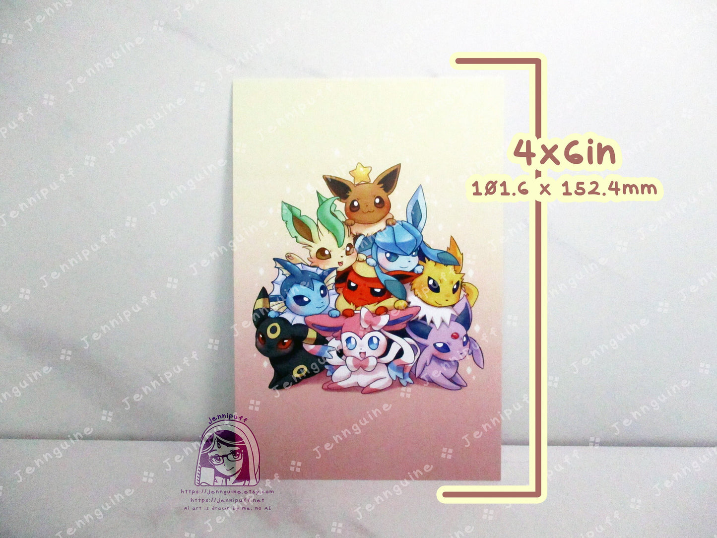 Christmas 2022 4x6in Prints, MLP, Fru!ts Basket, Hell0 K!itty, Eeveelution, Sakamoto N!chijou, Deltarune, Bee and Puppycat, Princess Peach