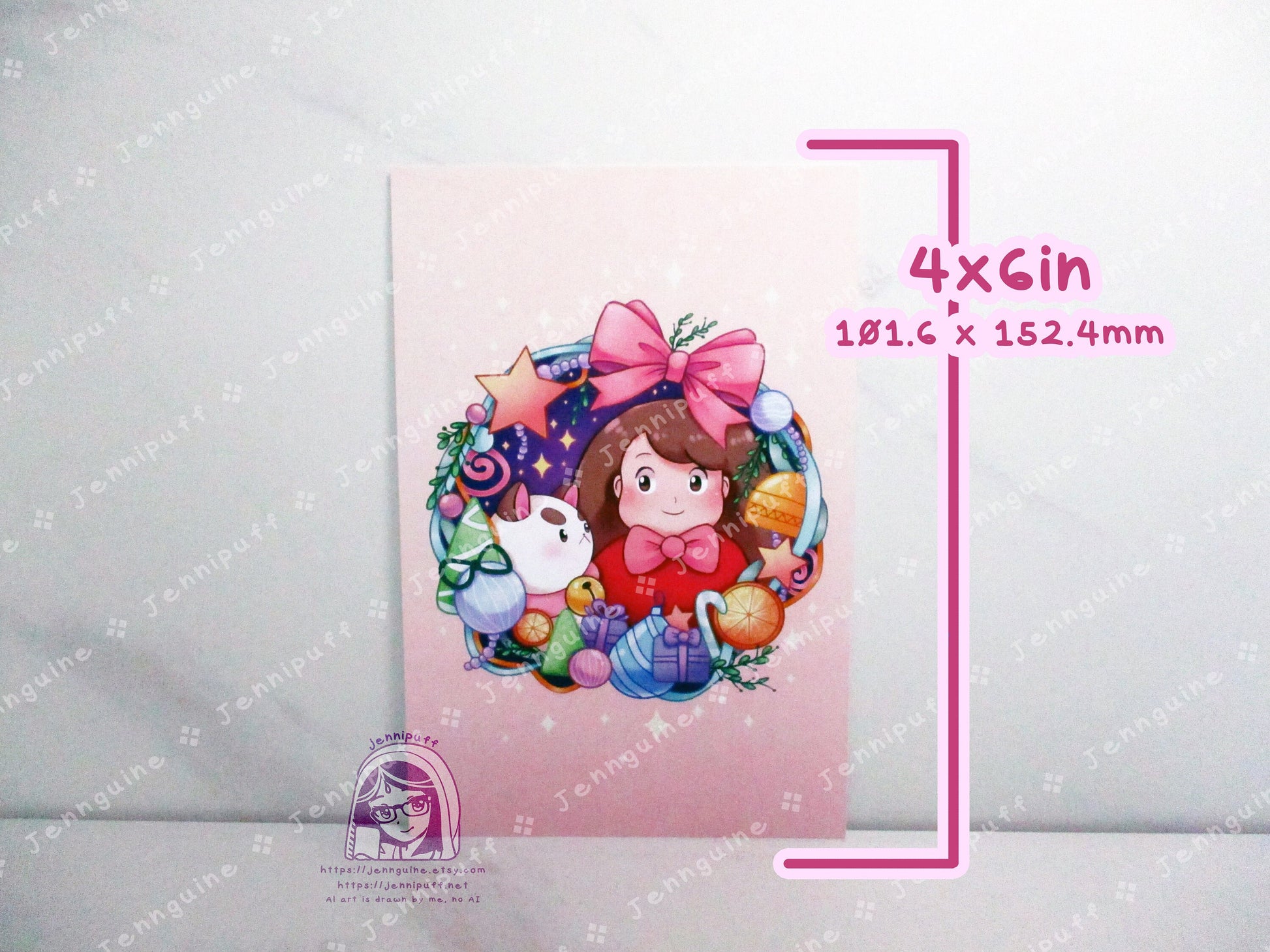 Christmas 2022 4x6in Prints, MLP, Fru!ts Basket, Hell0 K!itty, Eeveelution, Sakamoto N!chijou, Deltarune, Bee and Puppycat, Princess Peach