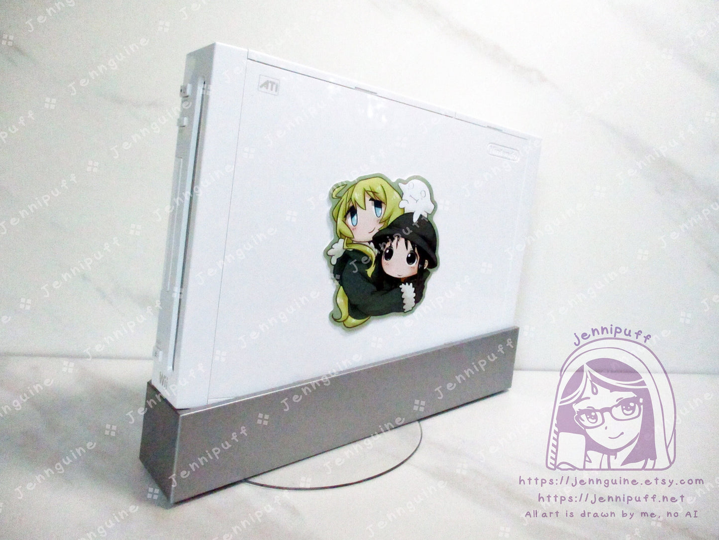 Girls Last Tour Chito Yuuri Nuko 3in Die-Cut Vinyl Sticker Cute Kawaii Moe Anime Manga Girls Shoujo Shuumatsu Ryokou Decal GLT 3x3in