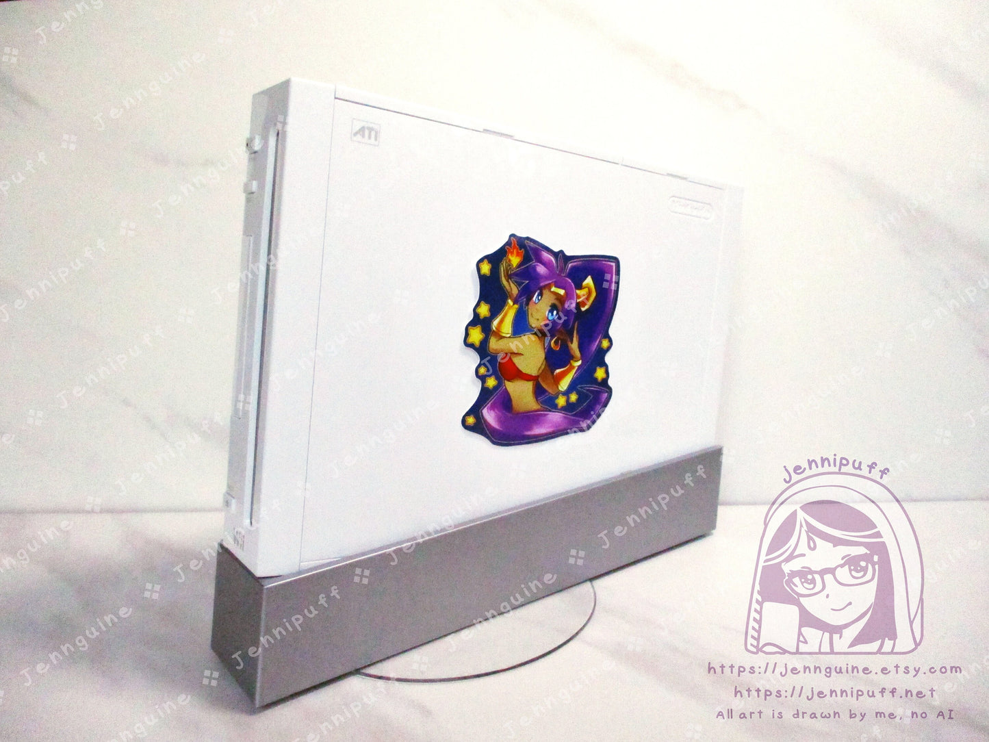 Shantae Half Genie Bust 3in Die-Cut Vinyl Sticker Cute Kawaii Anime Video Game Starry Hero 3x3in