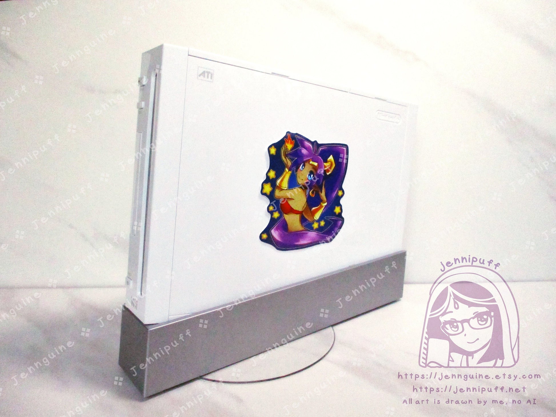 Shantae Half Genie Bust 3in Die-Cut Vinyl Sticker Cute Kawaii Anime Video Game Starry Hero 3x3in
