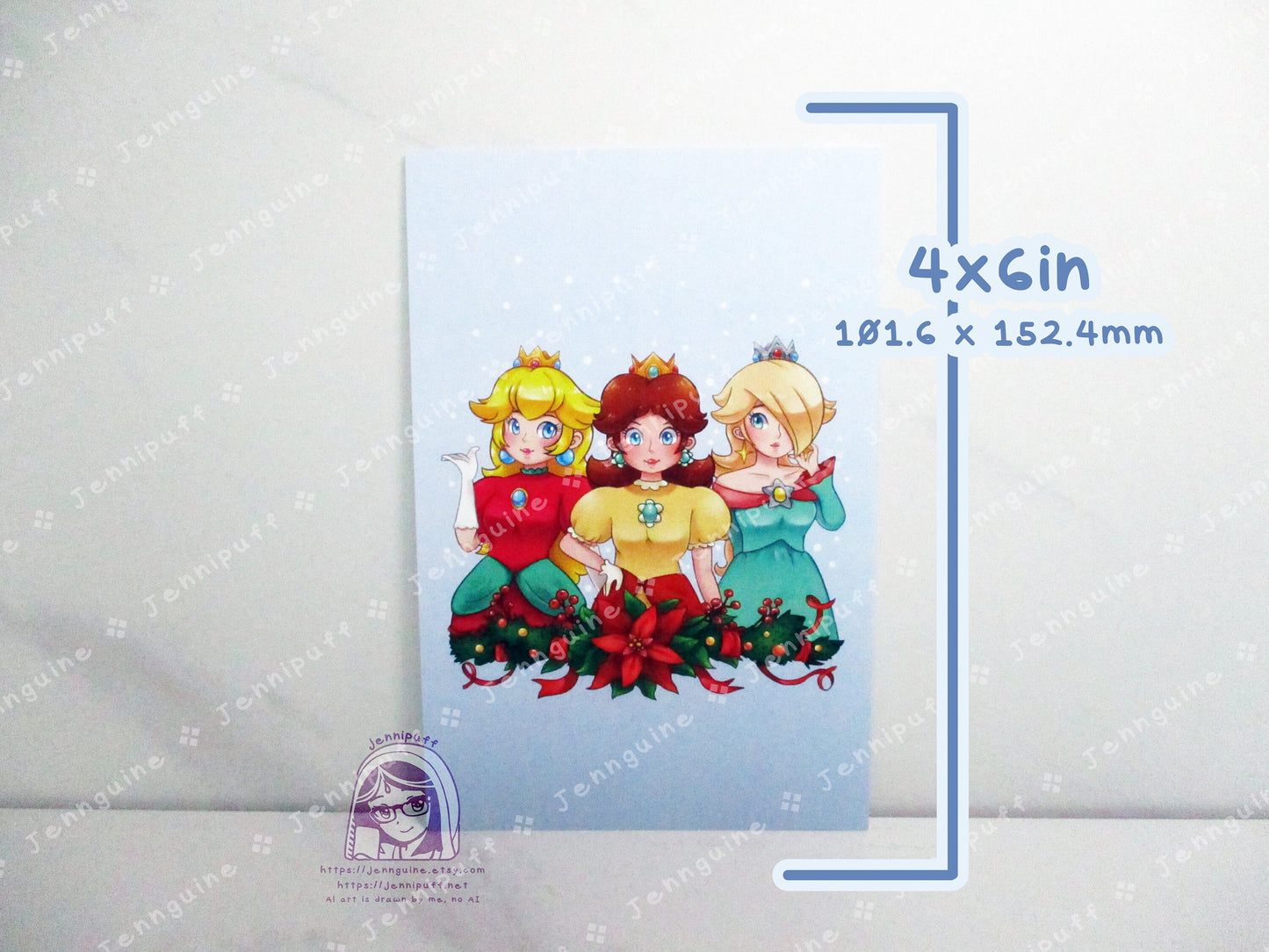 Christmas 2022 4x6in Prints, MLP, Fru!ts Basket, Hell0 K!itty, Eeveelution, Sakamoto N!chijou, Deltarune, Bee and Puppycat, Princess Peach