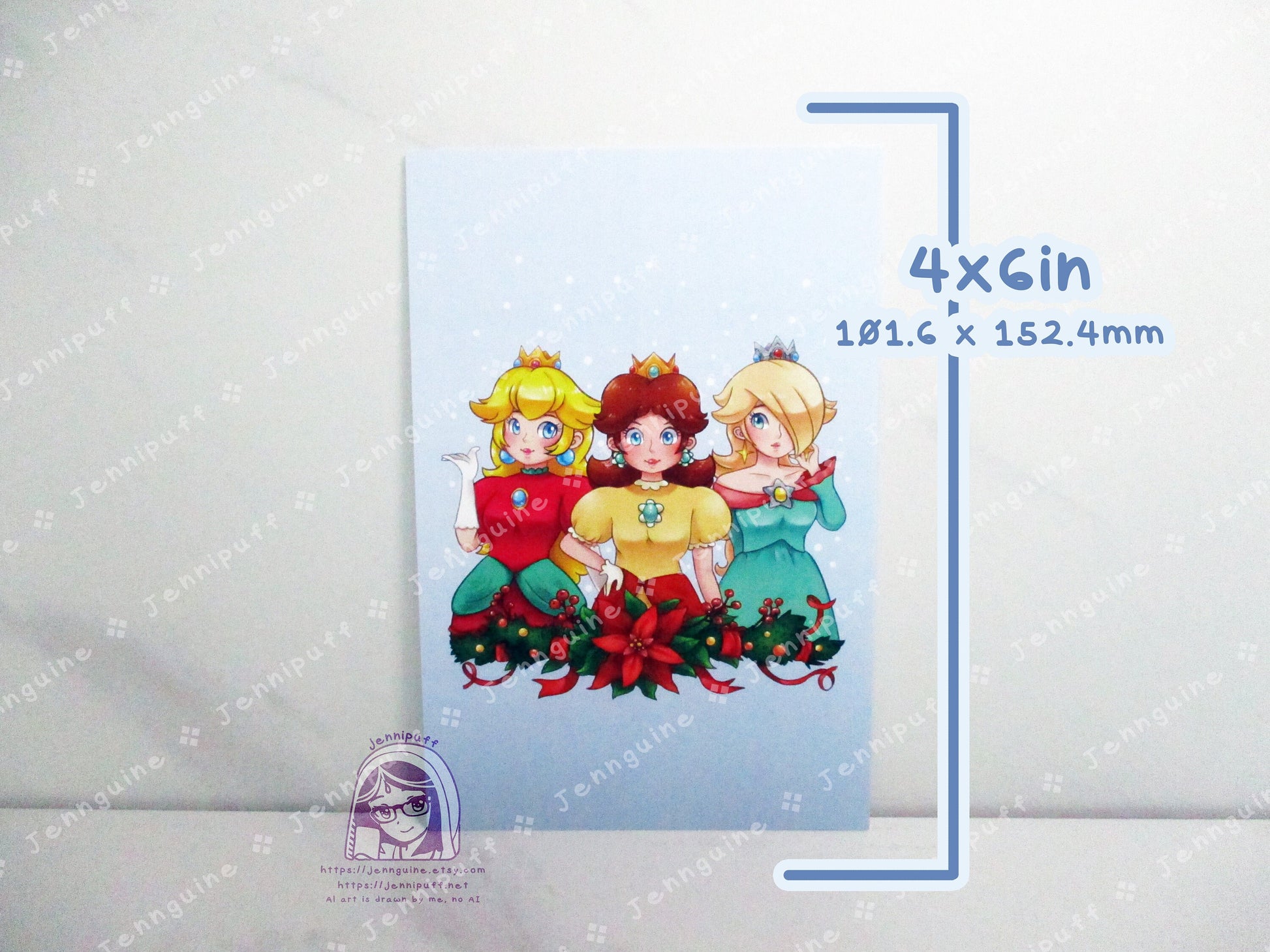 Christmas 2022 4x6in Prints, MLP, Fru!ts Basket, Hell0 K!itty, Eeveelution, Sakamoto N!chijou, Deltarune, Bee and Puppycat, Princess Peach