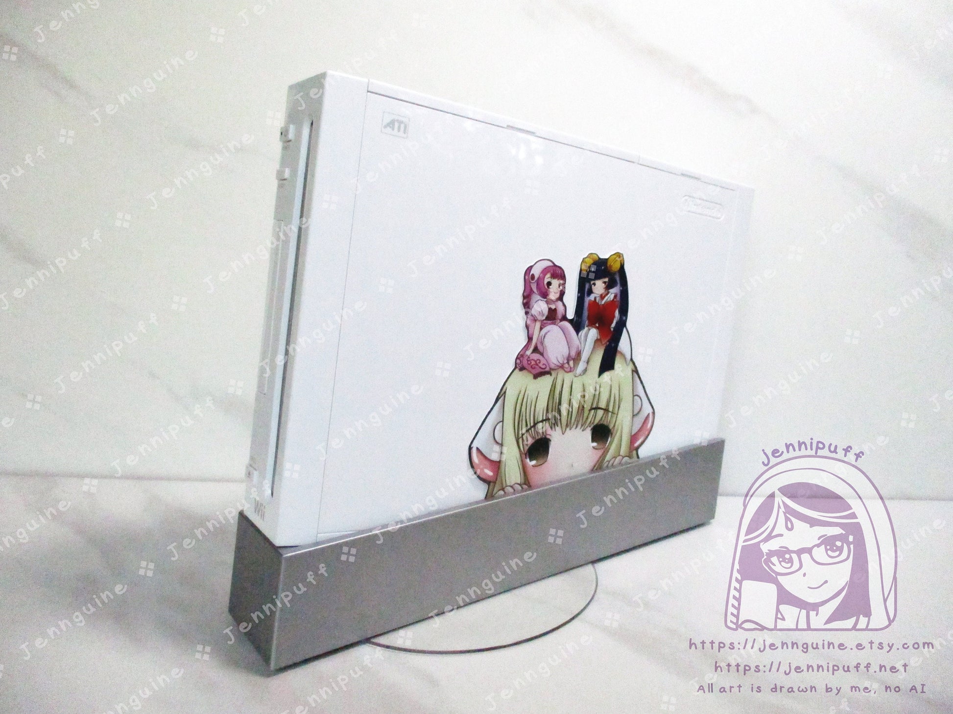 Chobíts Chi Persocóm Kotoko Sumomo 4in Peeker Peeking Sticker Die-Cut Decal Cute Kawaii Retro Anime Gift Peek AnimeGirl Ecchí