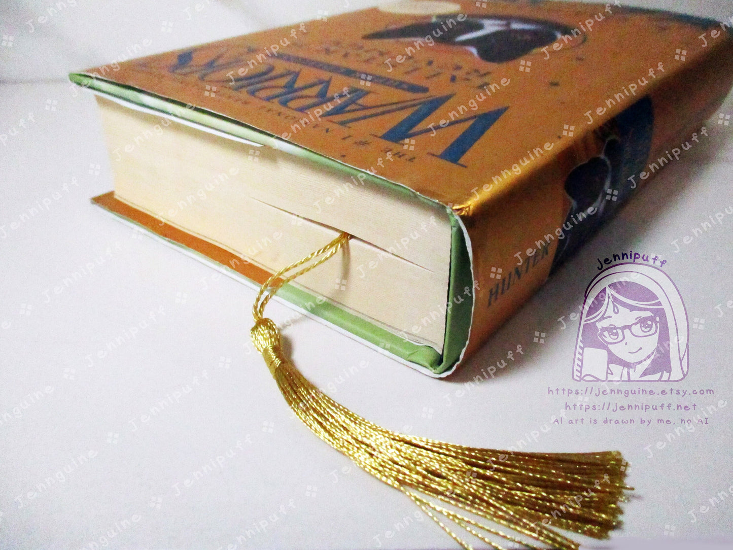 Link and Vaati Legènd of Zèlda Minish Cap Double Sided Printed Bookmark 2x6in - Made of Real Maple Wood 2ply Veneer - Gold Tassel