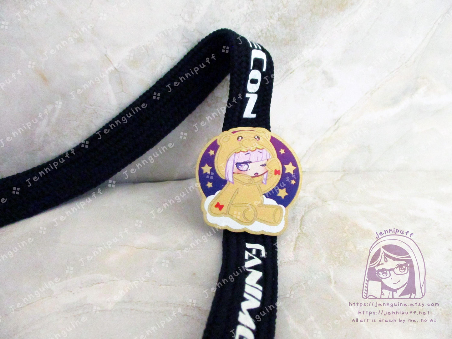 Gold Sleepy Princess in the Demon Castle Suya Princess Syalis Teddy Demon 35mm 1.375in Eco Metal Pin Printed Brass Engraved Enamel Pin