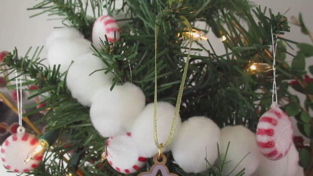 Baby PKMN Wooden Christmas Ornament | Comes with a 4x6in Print of the Artwork | MíméJr,Cléffà,Azúrill,Smóóchúm,Tógépí,Cóttónéé,Igglybúff