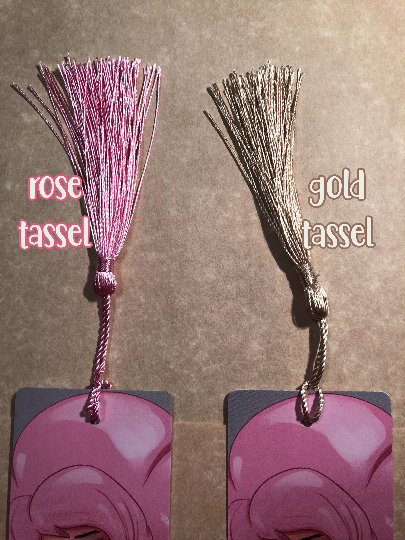 18+ Rose x Pearl Tassel Bookmark - JennGuine