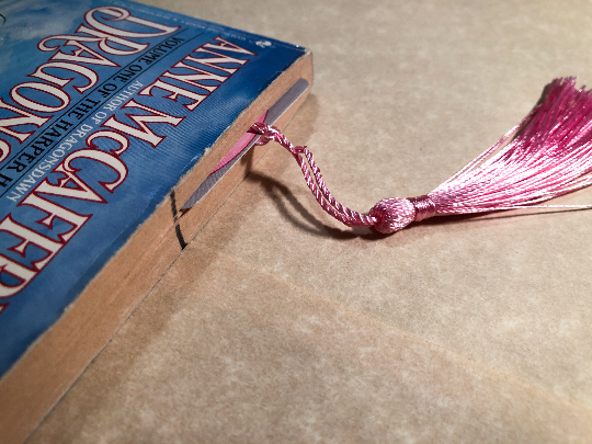 18+ Rose x Pearl Tassel Bookmark - JennGuine