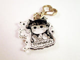 Komi-san Acrylic Keychain - POMPH! (transparent) - JennGuine
