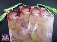 Yuri Madoka x Homura Kiss NSFW Tassel Bookmark - JennGuine