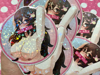 NSFW Holo Sticker - Trainer J 3in Die-Cut Sticker NSFW 18+ - JennGuine
