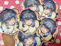 NSFW Holo Sticker - Hex Maniac 3in Die-Cut Sticker NSFW 18+ - JennGuine