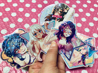 NSFW Holo Sticker - Hex Maniac 3in Die-Cut Sticker NSFW 18+ - JennGuine