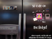 Gameboy Fridge Magnet 3inx3in - Princess Toadstool OUT OF STOCK [retired] - JennGuine