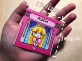 Gameboy Fridge Magnet 3inx3in - Princess Toadstool OUT OF STOCK [retired] - JennGuine