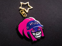Neon Akali KDA Keychain
