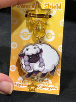 Pokemon Sword and Shield Keychain - Wooloo - JennGuine