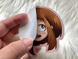 My Hero Academia 3in Die-Cut Sticker - Froppy or Uravity - JennGuine