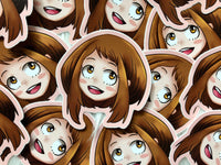 My Hero Academia 3in Die-Cut Sticker - Froppy or Uravity - JennGuine