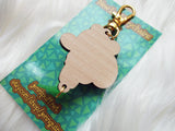 Animal Crossing Wooden Keychain - Marshal - JennGuine