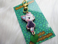 Animal Crossing Wooden Keychain - Diana - JennGuine
