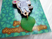 Animal Crossing Wooden Keychain - Raymond - JennGuine