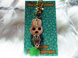 Animal Crossing Wooden Keychain - Coco - JennGuine