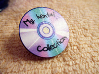 Lewd Retro Media Wooden Pins - CD OUT OF STOCK [retired] - JennGuine