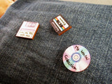 Lewd Retro Media Wooden Pins - CD OUT OF STOCK [retired] - JennGuine