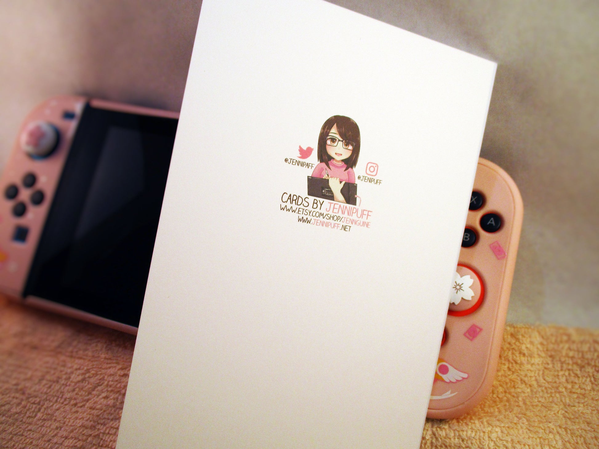 4x6in Anime Greeting Card - You're Cute (MISPRINT) - JennGuine