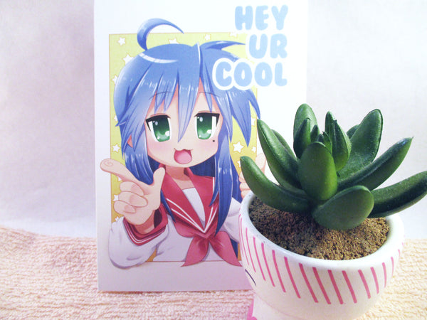 4x6in Lucky Star Greeting Card - Konata (MISPRINT) OUT OF STOCK [retired] - JennGuine