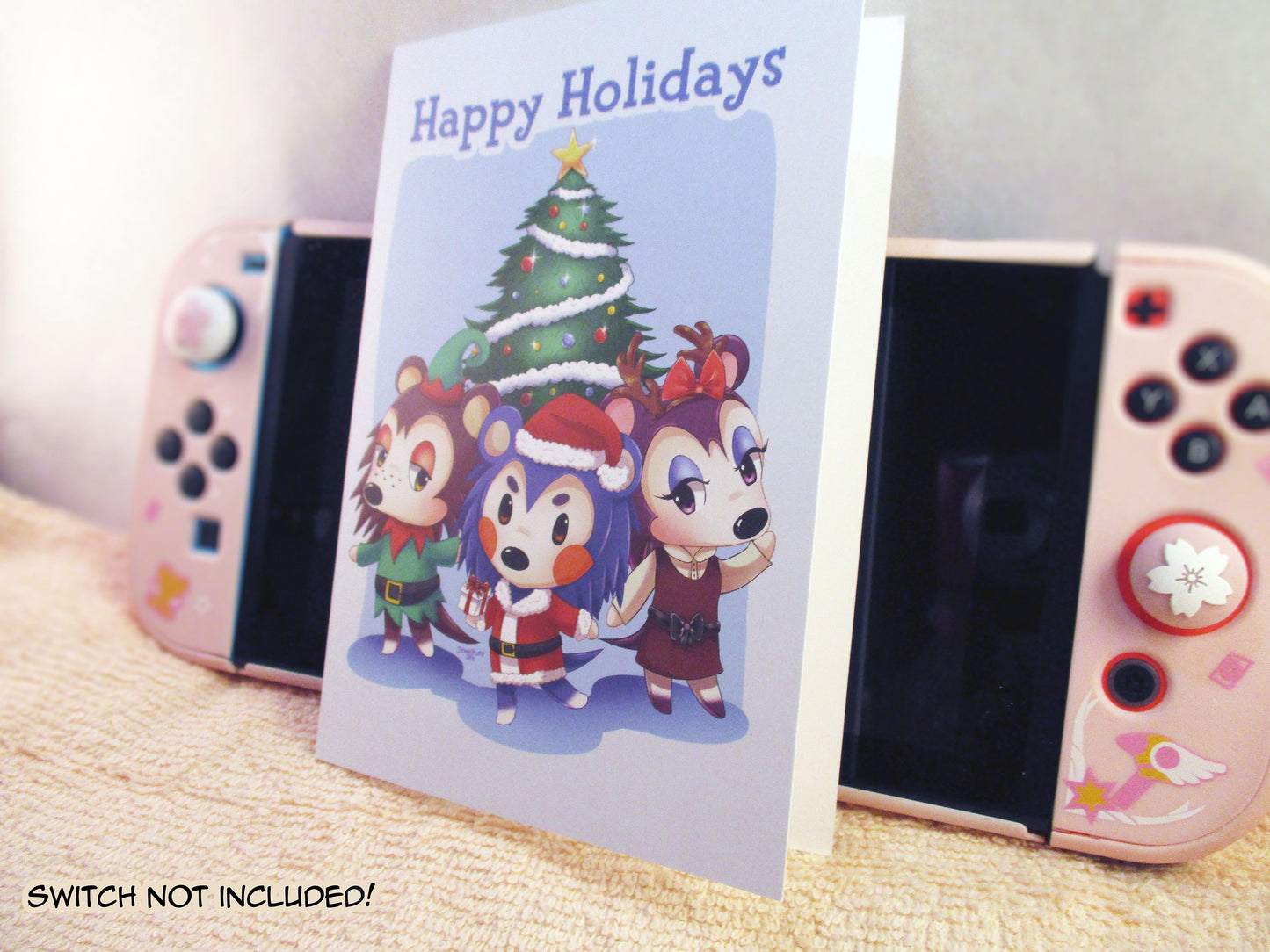 4x6in Animal Crossing Greeting Card - Able Sisters (MISPRINT) - JennGuine