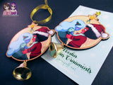 Wooden Christmas Ornament - Ruby Sapphire Steven Universe (read description) OUT OF STOCK [retired] - JennGuine