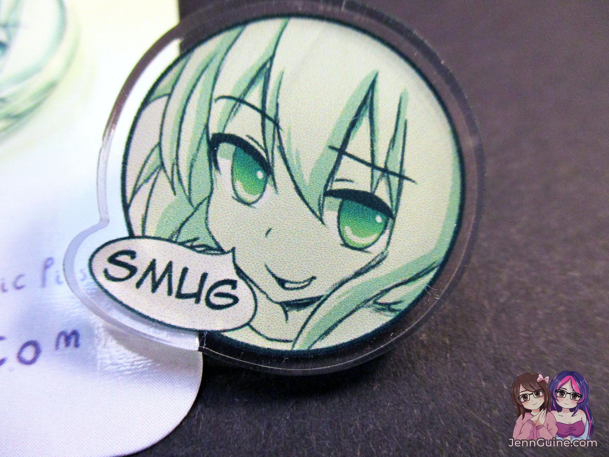 Sketchy Anime Character Trait Pin - Smug (pick your own trait!) - JennGuine