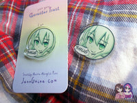 Sketchy Anime Character Trait Pin - Smug (pick your own trait!) - JennGuine