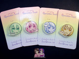 Sketchy Anime Character Trait Pin - Shy (pick your own trait!) - JennGuine