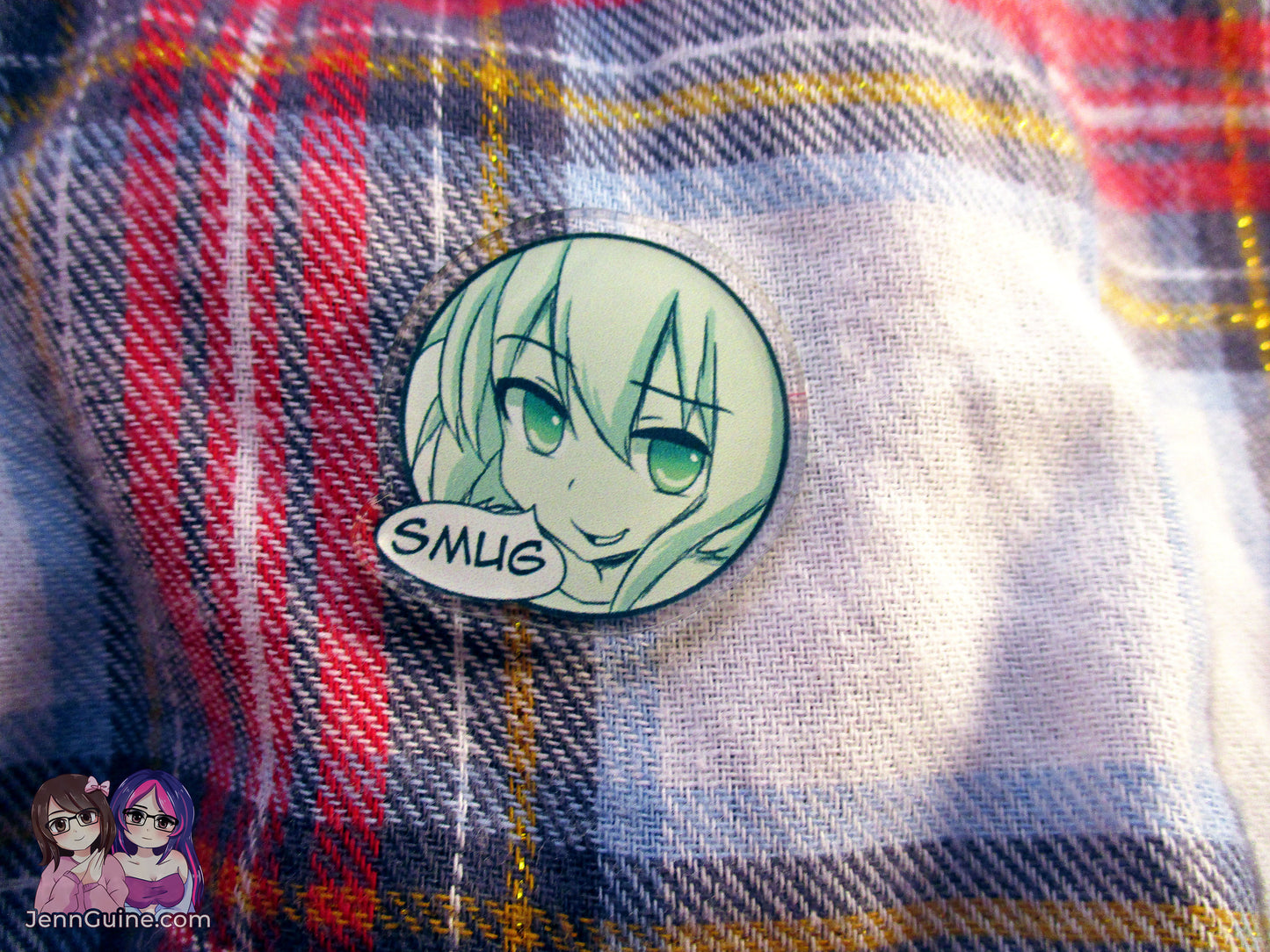 Sketchy Anime Character Trait Pin - Smug (pick your own trait!) - JennGuine