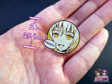 Sketchy Anime Character Trait Pin - Feisty (pick your own trait!) - JennGuine