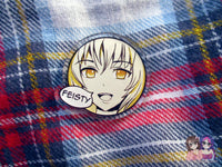Sketchy Anime Character Trait Pin - Feisty (pick your own trait!) - JennGuine