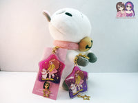 Bee and Puppycat Dancing Double Sided 2.5in Acrylic Star Keychain