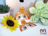 Himouto! Umaru-chan 3in Peeker Peeking Sticker Die-Cut Decal